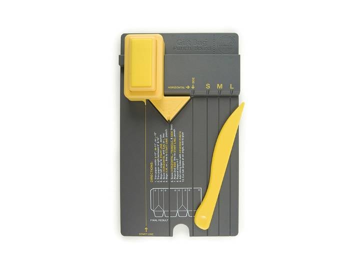 Rayher Gift Bag Punch Board grau