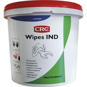 CRC Reinigungstücher 12006-AA, Wipes IND, feucht, für Hände und Oberflächen, im Eimer 100 Tücher