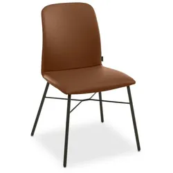 Musterring Stuhl Nando Leder Saddlebrown