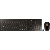 DW 9100 SLIM, Desktop-Set schwarz/bronze, CH-Layout, Cherry SX-Scherentechnologie