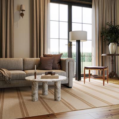 Nate Berkus x Rugs USA Nate Berkus York Striped Wool Cozy Area Rug