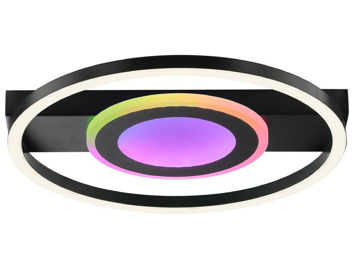 Applique murale LED noire \ Brilliant Maureen\ \, 20W\, indice de protection IP20\, pour intérieur