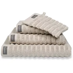 Vandyck Frottierserie Home Wave stone Handtuch 60x110 cm