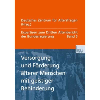 Versorgung und Förderung älterer Menschen mit geistiger Behinderung, Taschenbuch von Kenneth A. Loparo, VS Verlag für Sozialwissenschaften,