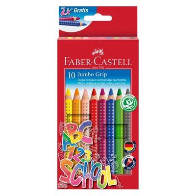 Faber-Castell Buntstifte Jumbo Grip, 10er Set