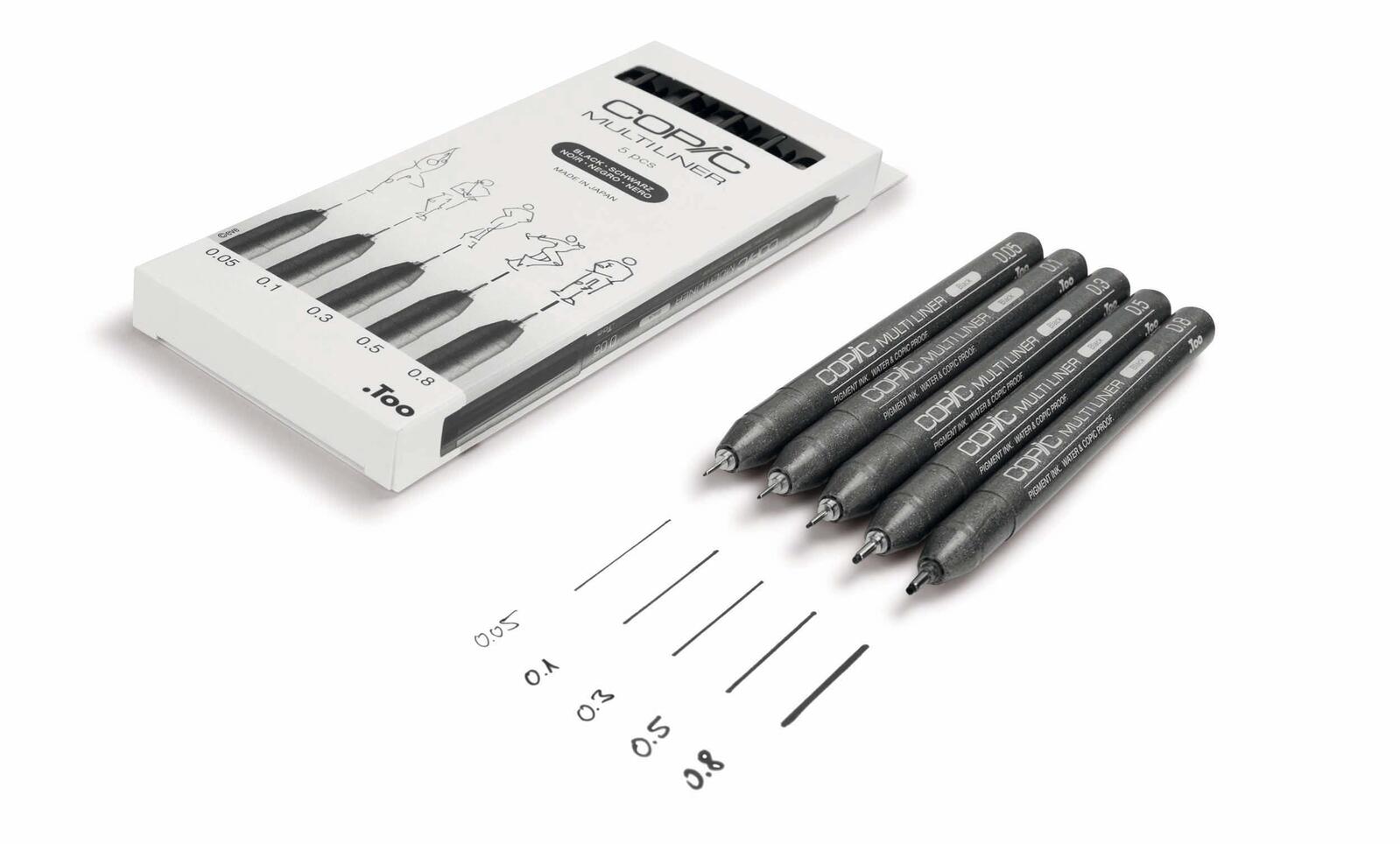 COPIC® Multiliner Fineliner Schwarz 22075635