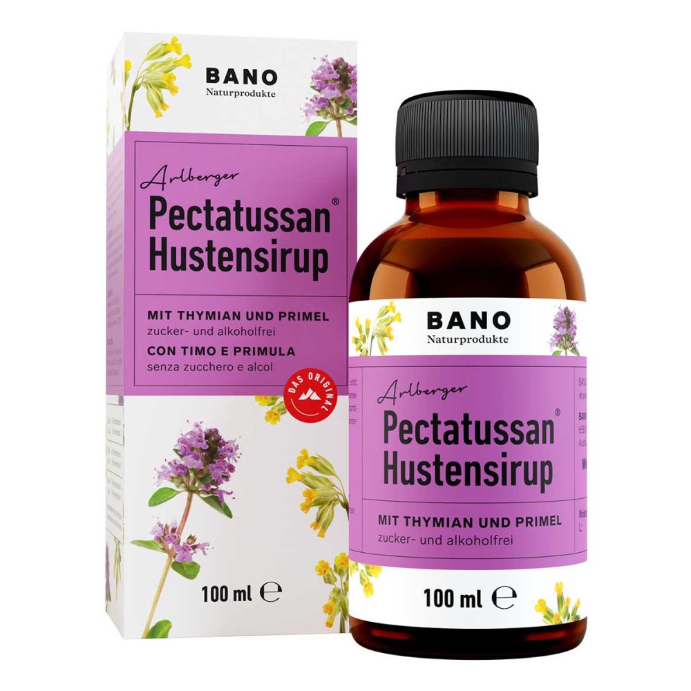 BANO Healthcare GmbH Hustensirup Pectatussan Thymian Primel 15630379