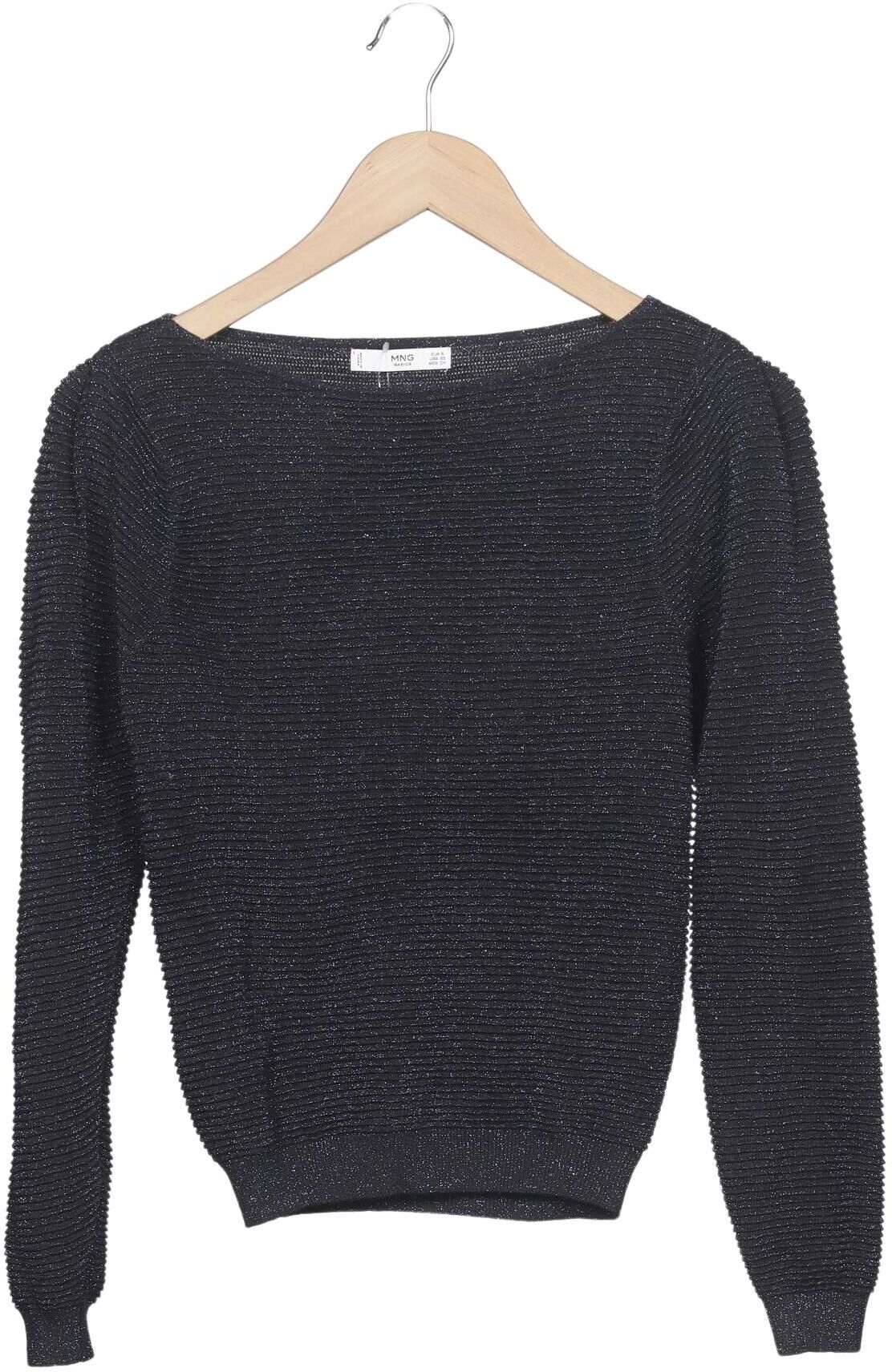 Mango Damen Pullover, Marineblau, Gr. S, Viskose / Synthetik - Second Hand