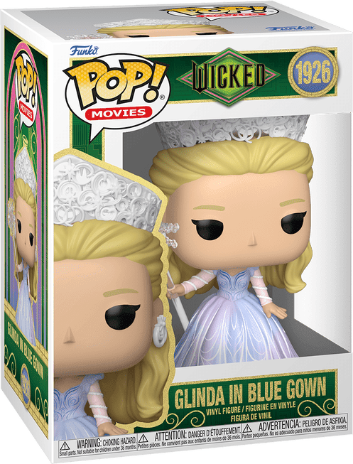 Pop! Vinyl - Wicked - Glinda in Blue Gown, Official Funko, 4.7 in/11.9 cm, Blue