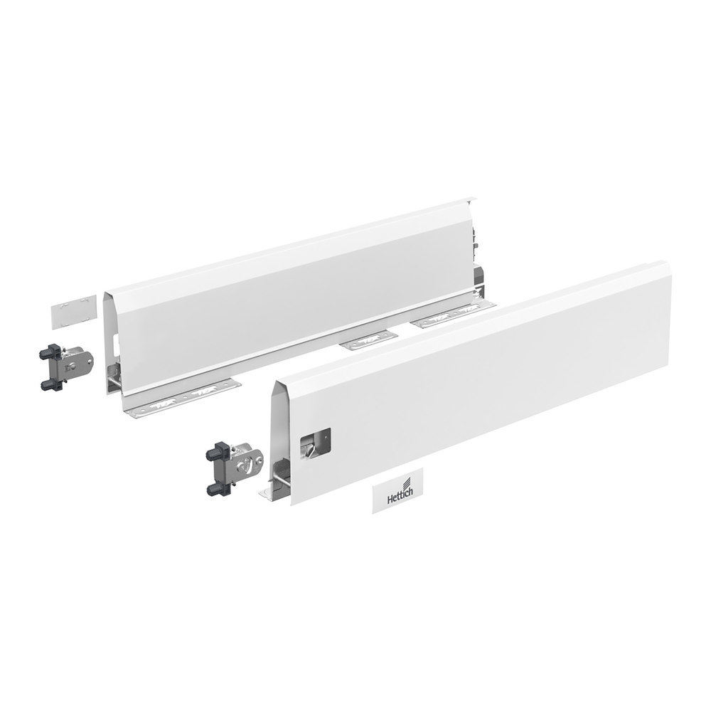 Hettich Möbel-Schubkastenzarge ArciTech Flexible Sets, Nennl. 500mm, Anschlagss. L/R, doppelwandig, Zargenh.126mm 9149276