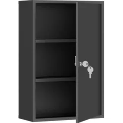 MEDIZINSCHRANK Metall Schwarz