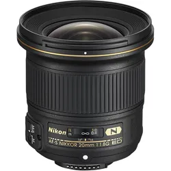 Nikon AF-S Nikkor 20mm f/1.8G ED (Nikon F, Vollformat), Objektiv, Schwarz