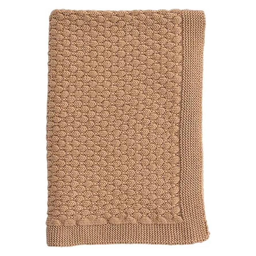 Ooh Noo - Bubbles Baby Blanket - Caramel - 75x95 cm (95 x 75 cm) (40BBB2101)
