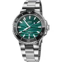 Oris Aquis Date 43,5mm Yangtze Jiangtun Limited Edition" 01 733 7789 4197-Set" - grün,silber - 43.5mm