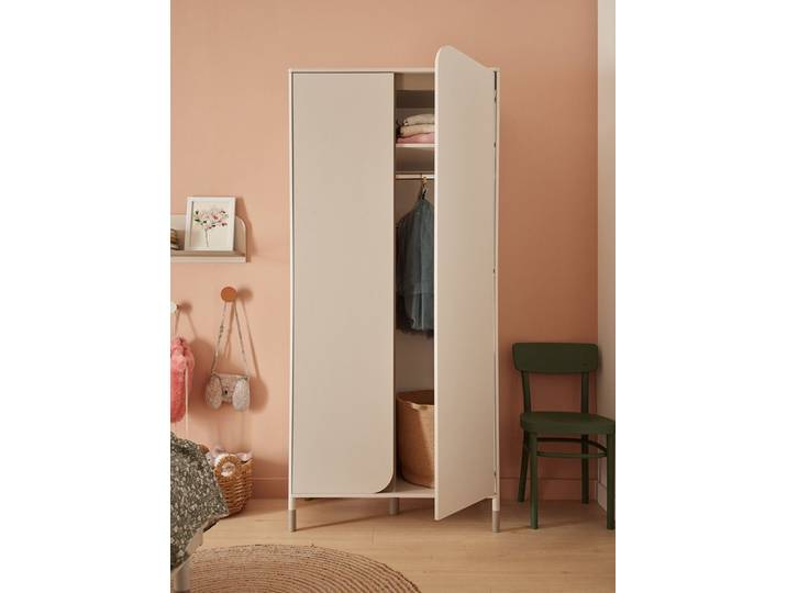 yourhouse24 Kleiderschrank Kleiderschrank HARMONY HR-01 Mit Zwei Türen Für Mädchen
