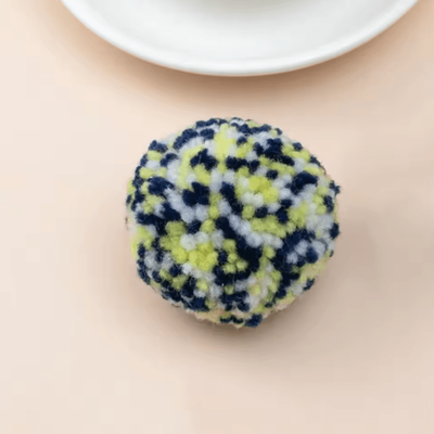 Inspire Curations YarnBounce Interactive Cat Ball Toy black