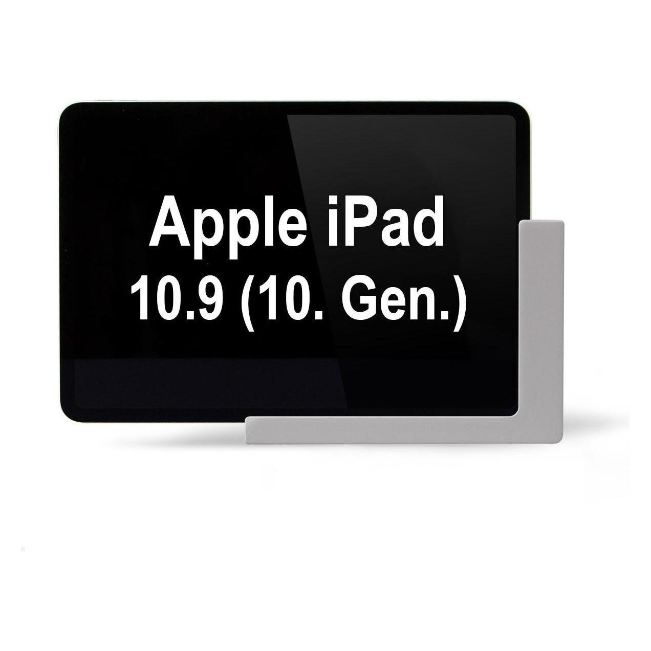 TabLines TWP027S Wandhalterung für Apple iPad 10.9 (10. Gen.), silber (TWP027S)