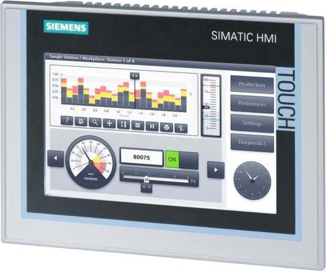 Siemens SIMATIC HMI TP700 Comfort, 17,8 cm (7"), 480 x 800 Pixel, LCD, TFT, Widerständig, 214 mm