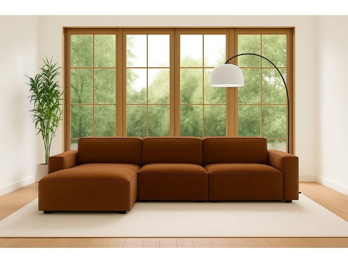Kaiser Möbel Ecksofa Ecksofa Cursal L-Form – modular, modern, unvergleichlich bequem, Einzelsofa