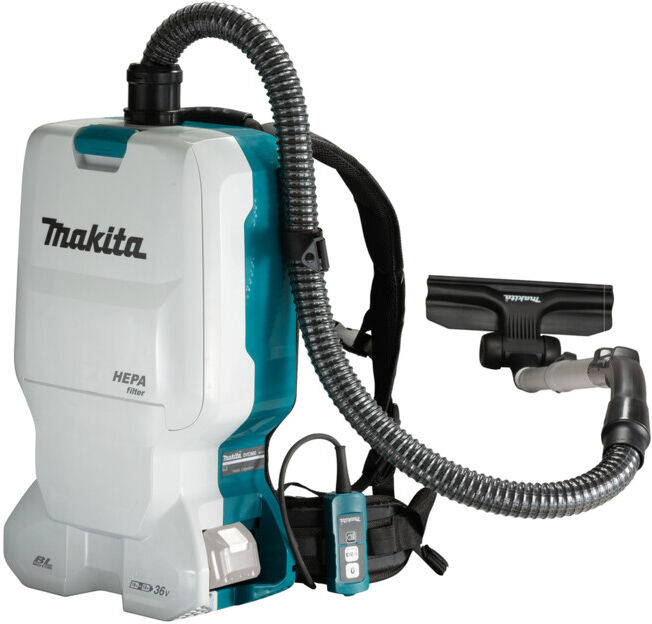 Aspirateur à dos Makita sans fil 2x18V (sans batterie, sans chargeur) (DVC660Z)