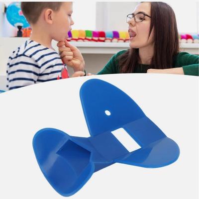 Plastic Nose Whistle For Nasal Breathing & Oral Muscle Training Nose Flute Pronunciation Trainer yellow