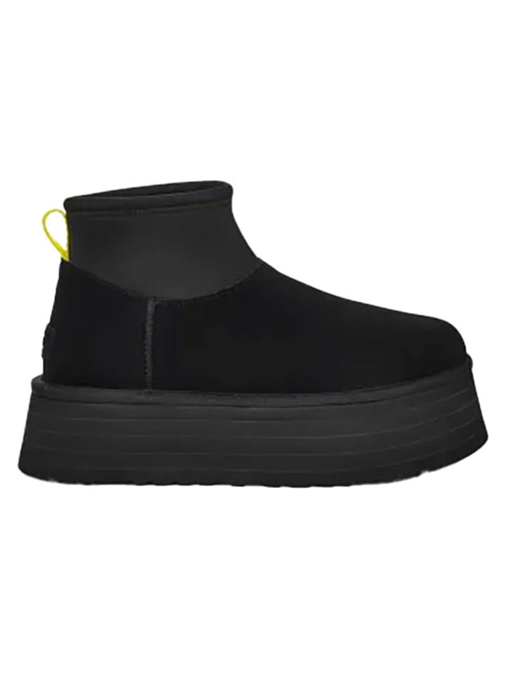 UGG Leder-Boots "Classic Mini Dipper" in Schwarz - 40