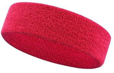 Inspire Select 1pc Cotton Athletic Headband Sports Sweatband For Men & Women Running Basketball Gym Fitness Tennis Yoga dark Rose
