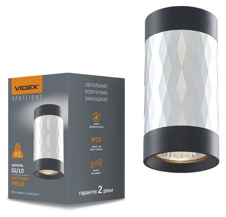 Videx GU10 Trevor BW Plafondlamp voor accentverlichting