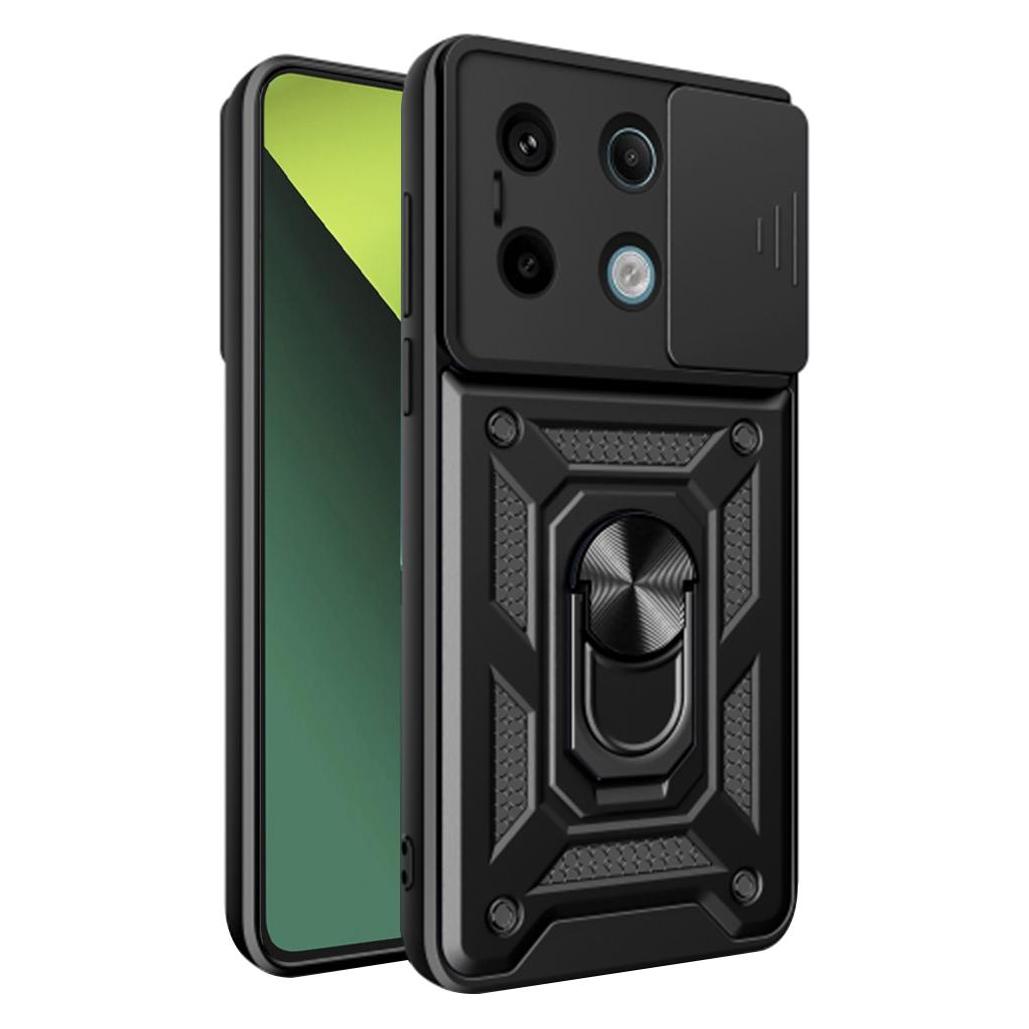 Techsuit - CamShield Series - Xiaomi Redmi Note 13 Pro 5G / Poco X6 - Black (Xiaomi Poco X6, Xiaomi Redmi Note 13 Pro 5G) (56346885)