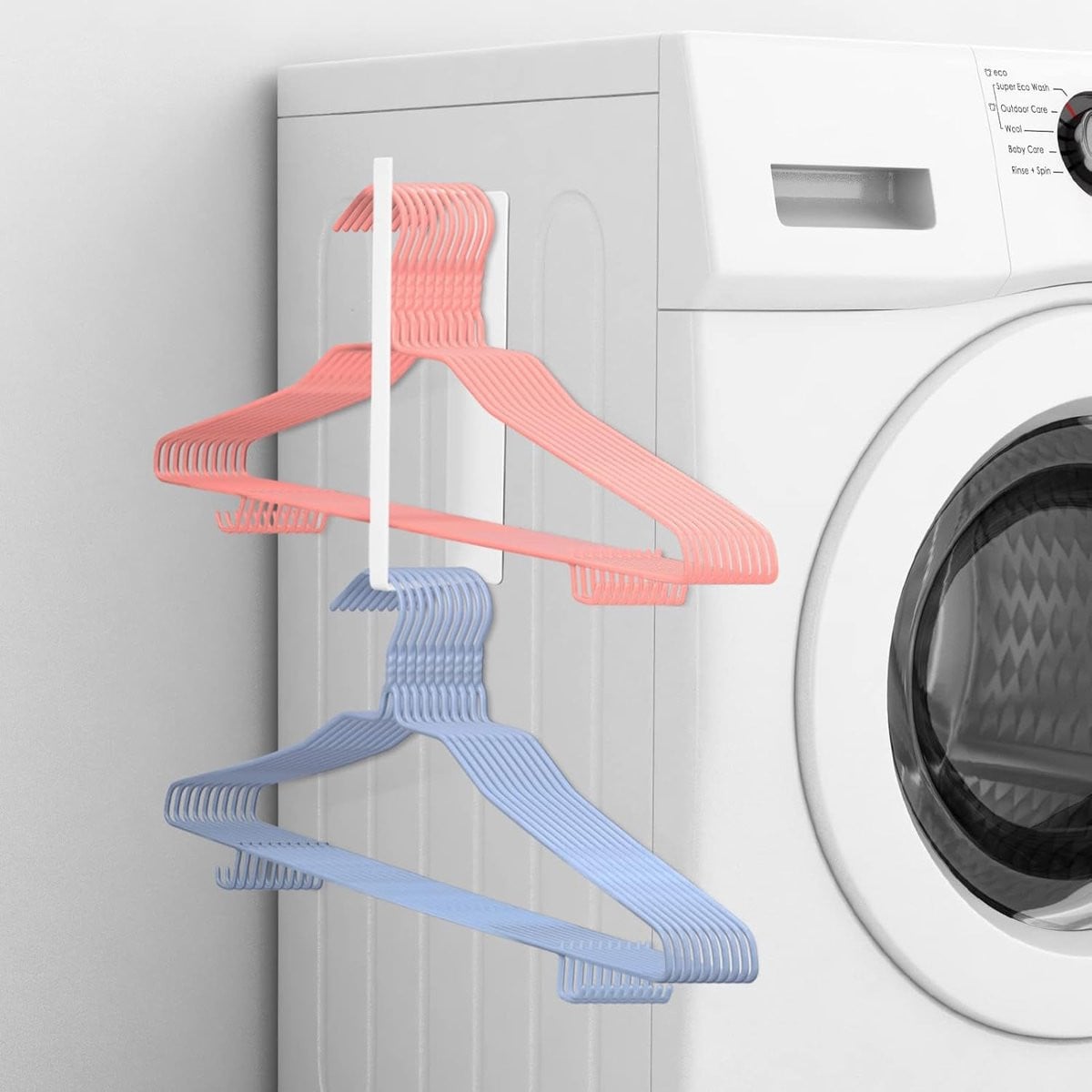 Magnetische Kledinghanger Opbergrek - Ruimtebesparende Ophangbak voor Wasmachinekast