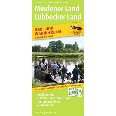 Publicpress Rad- und Wanderkarte Mindener Land, Lübbecker Land 1:60.000, Sonstige von , KOMPASS Freytag & Berndt, 978-3-89920-594-7