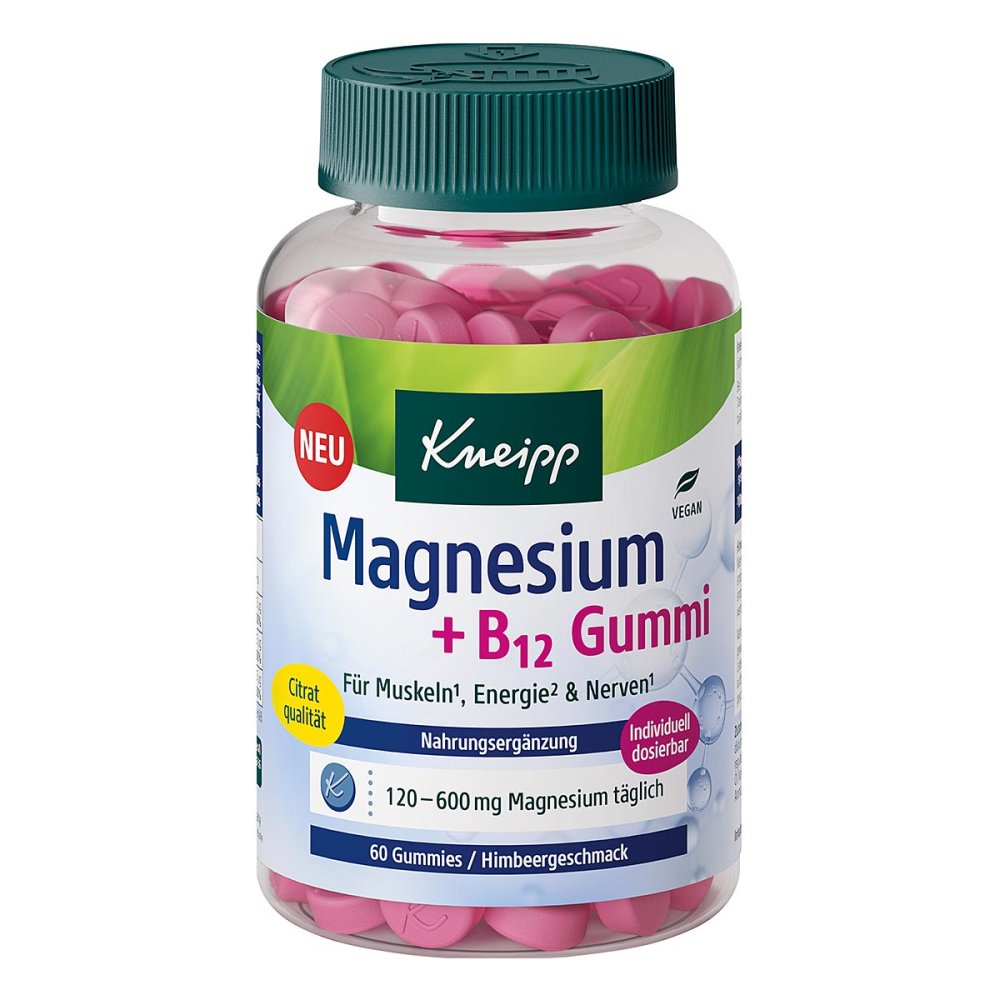 Kneipp GmbH Kneipp Magnesium+b12 Gummi Himbeer 19381789