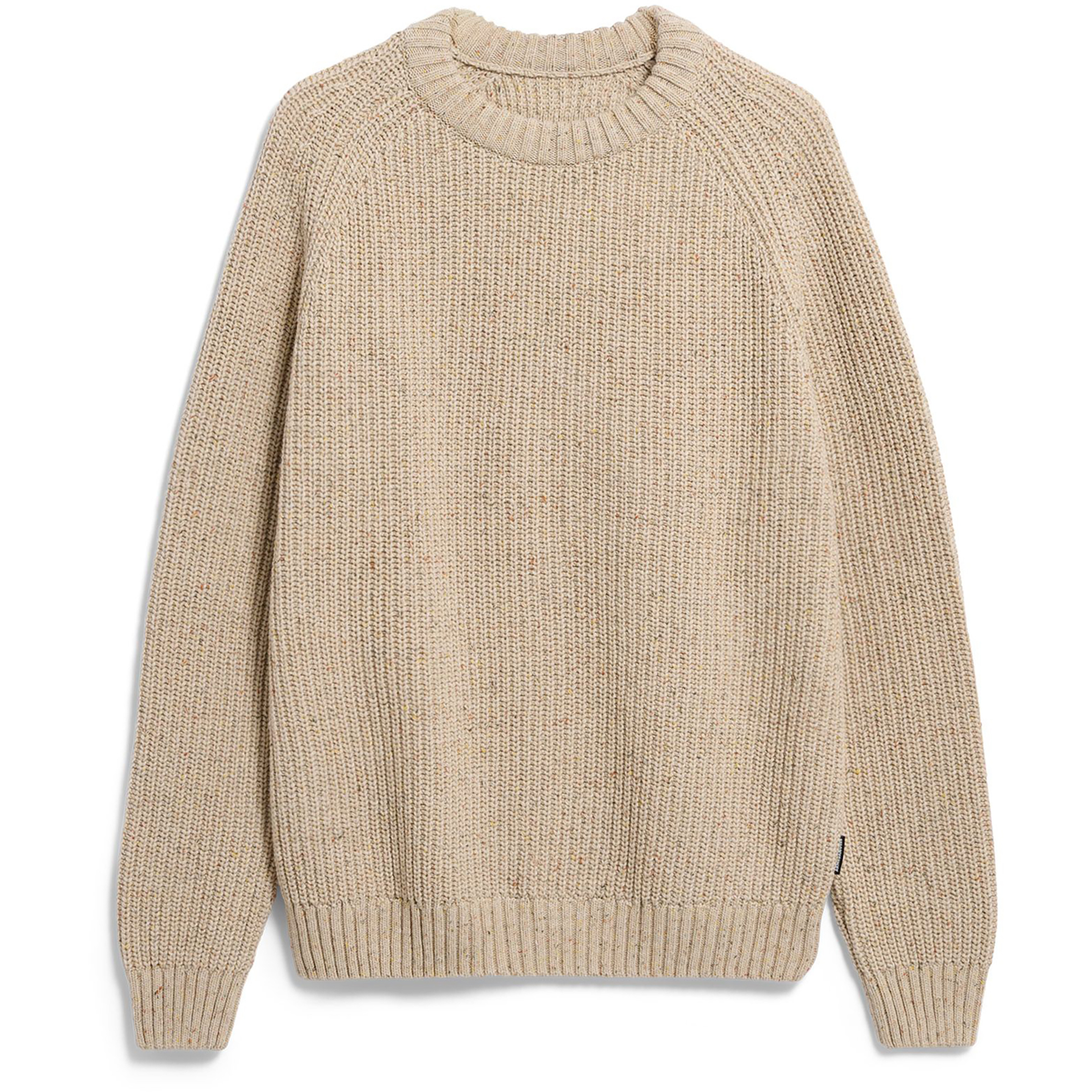Armedangels Kiaano Tweed Herren Pullover beige Größe L Lifestyle Hautfreundlich