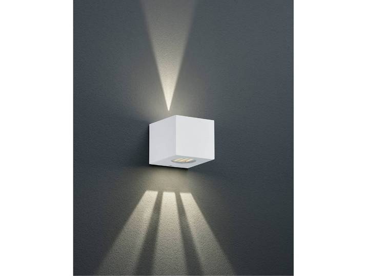 LED-Wandleuchte Cordoba 10 x 9 x 11cm Weiß/Weiß