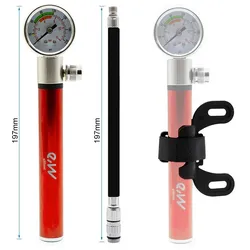 Handpumpe mit Manometer EWAP-006 rot