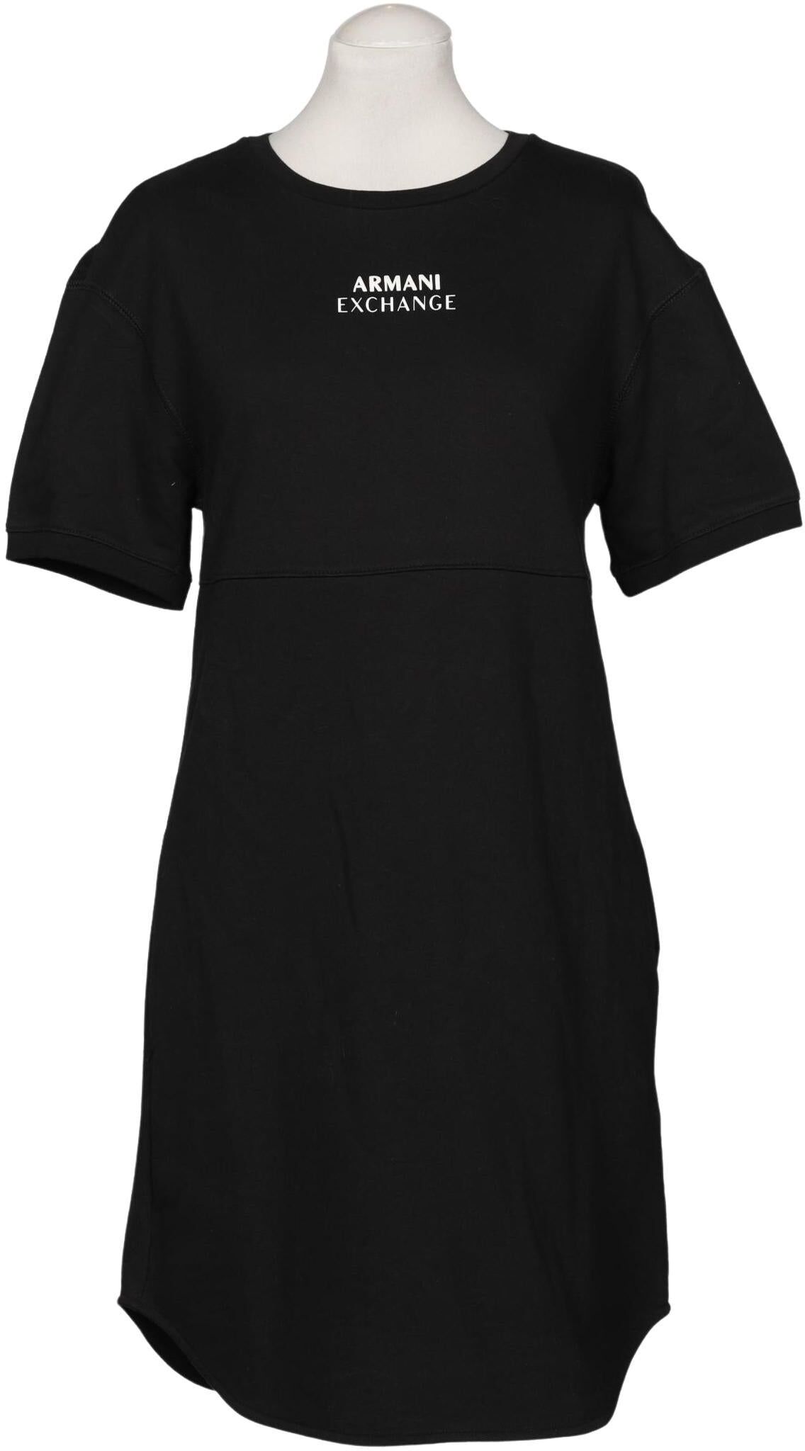 AX Armani Exchange Damen Kleid, Schwarz, Gr. S, Baumwolle - Second Hand