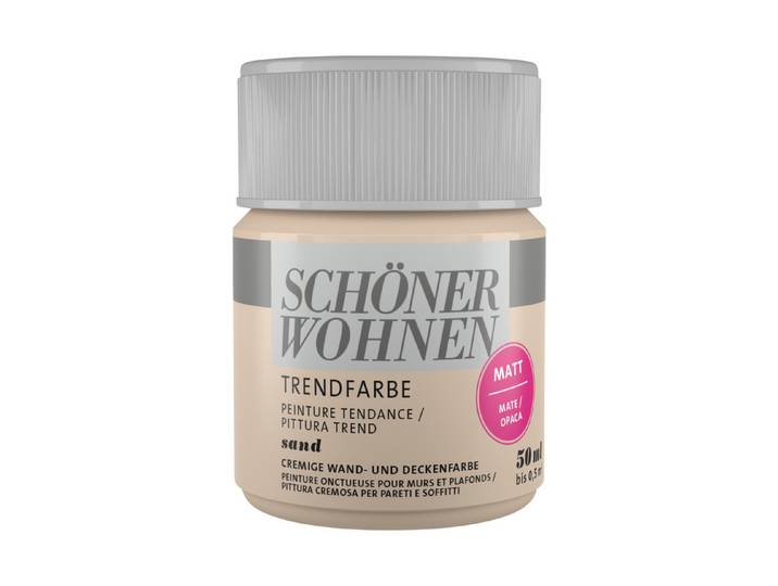 Schöner Wohnen Farbtester Trendfarbe Sand 0.05 l Matt