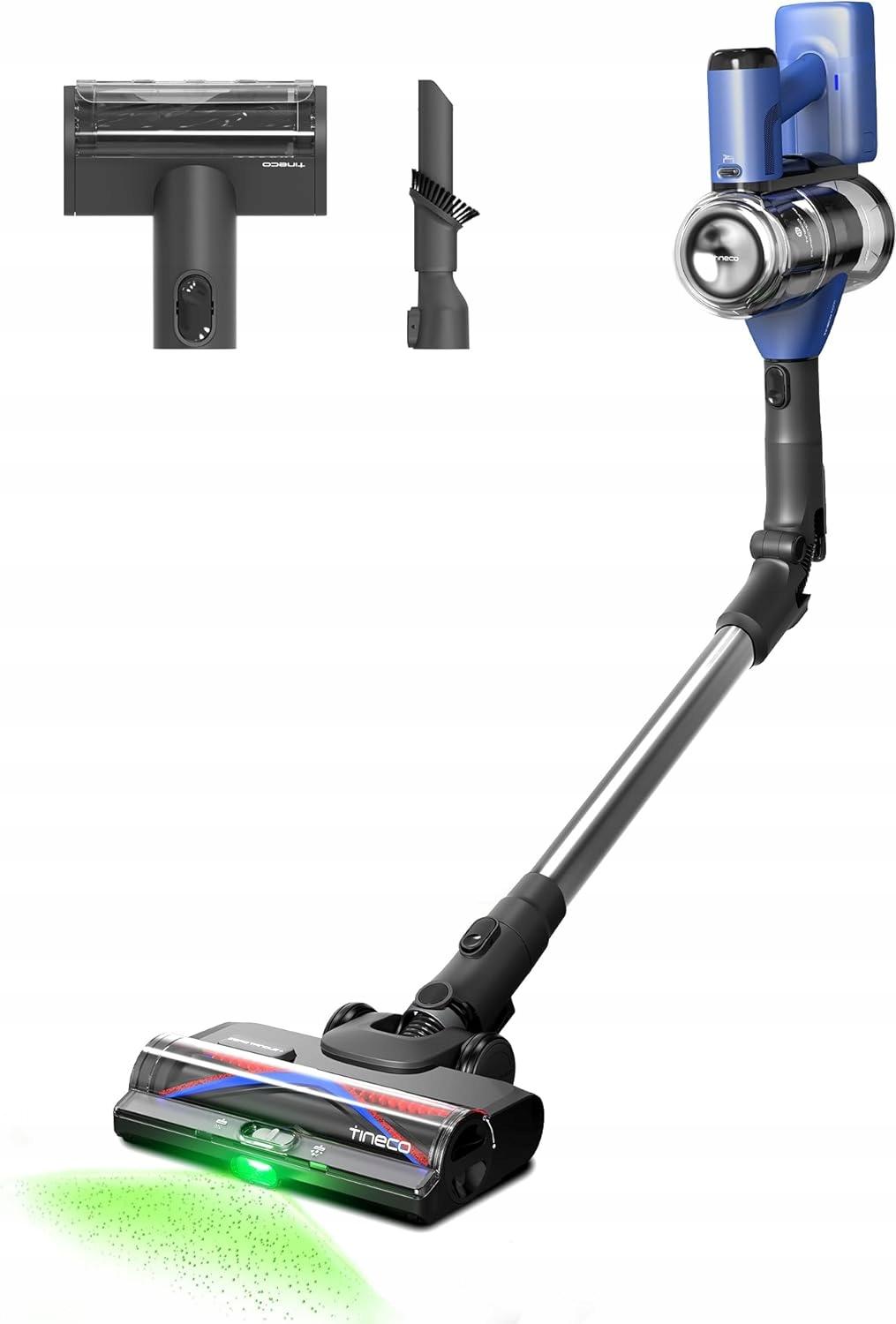 Tineco PURE ONE S50 PRO, Trocken, Teppich, Harter Boden, Auto, Blau, Schwarz, 0,6 l, LED