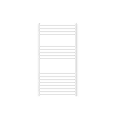 LuxeBath ECD Germany Badheizkörper 750x1200 Weiß | Seitenanschluss, gerade, Design