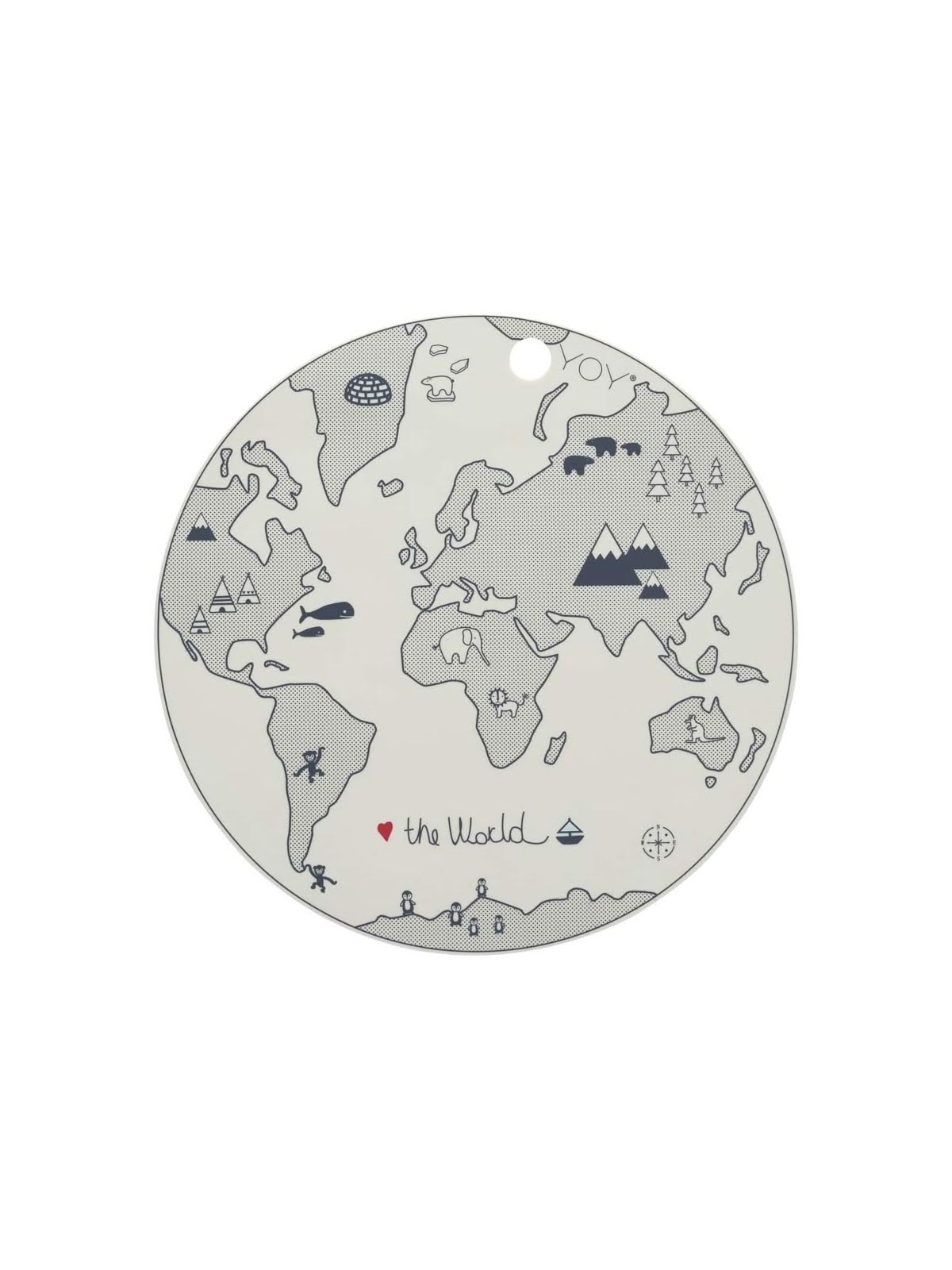 OYOY MINI Platzset Die Welt