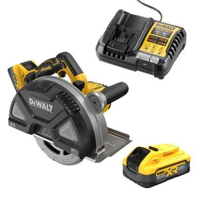 Metall-Kreissäge 184 mm XR 18 V 5 Ah Li-Ion bürstenlos Powerstack - DEWALT - DCS383H2-QW