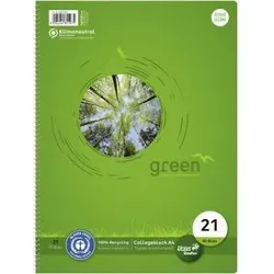 Staufen Collegeblock Green 608570010 DIN A4 70g lin. ws 80Bl