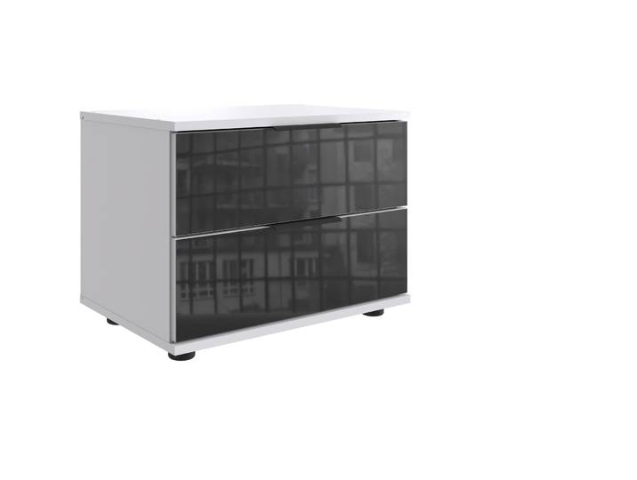 Nachttisch Metac weiss Holzwerkstoff B 52 H 40 cm - Nachttisch