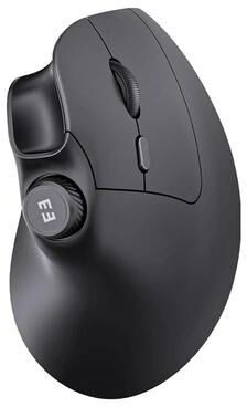 Uplift Essentials Ergonomic Vertical Wireless Mouse With Multi Device Mastery black