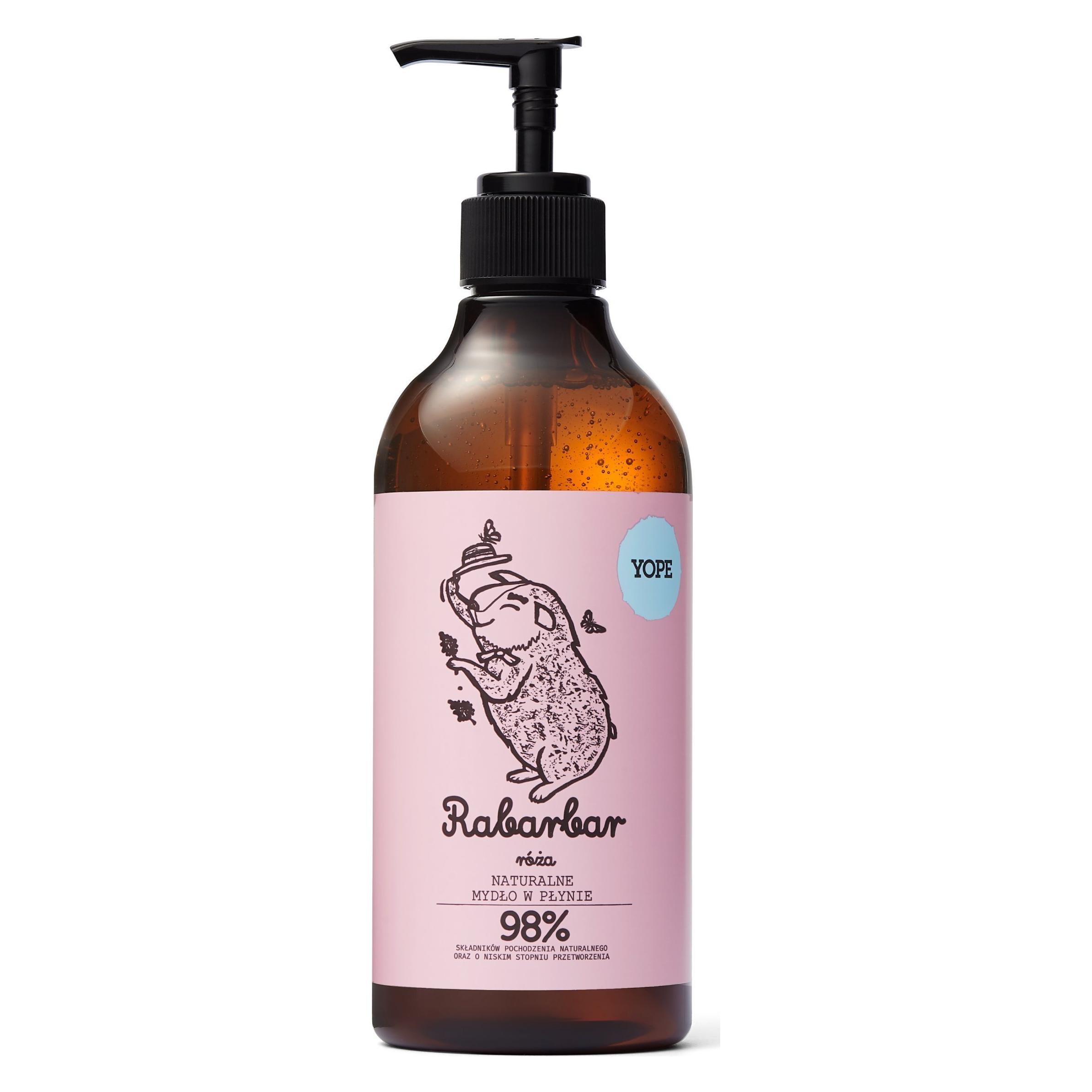 Yope Rhabarber- und Rosenseife (Flüssigseife, 500 ml) (39578092)