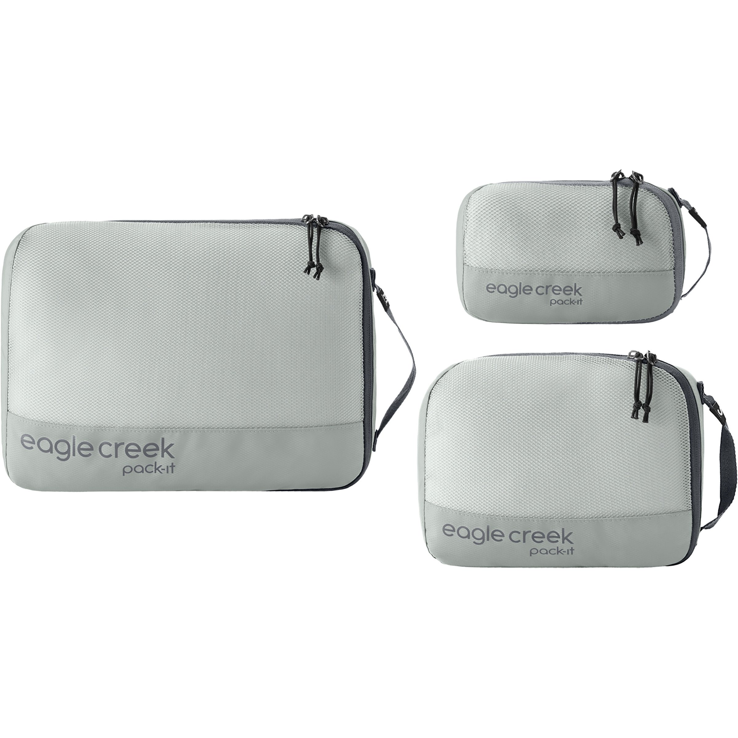 Eagle Creek Pack-It Reveal Cube XS/S/M Packtasche Set Packwürfel & Packtaschen grau Reise