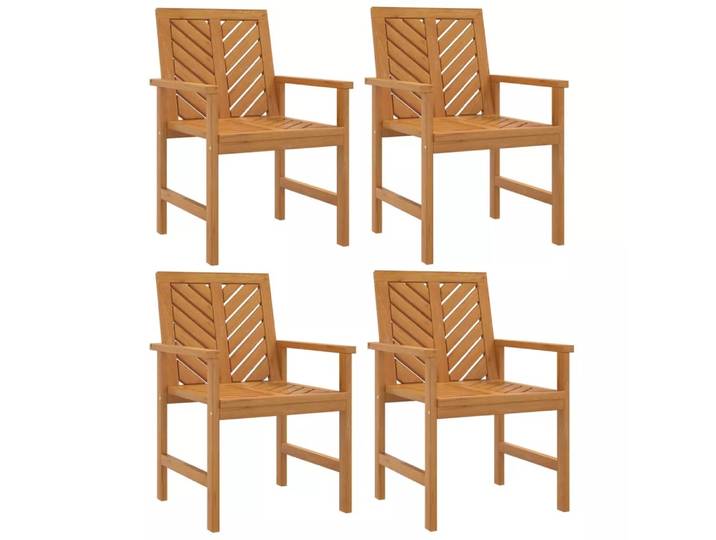 VidaXL - Garten essstuhl akazienholz, One Size, Braun