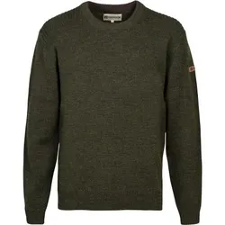 Percussion Islande Jagdpullover Herren, m. Rundhals (Khaki), 2XL