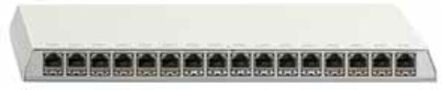 Rutenbeck Patchpanel PP-Cat.6A 16 ports blindé blanc pur (23611116)