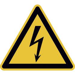 SAFETYMARKING Warnschild Elektrische Spannung Folie selbstklebend 25 mm ISO 7010 44 St. 30.0189